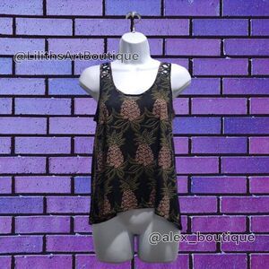 H&M Pineapple Tank Top(M009)- Size XS for Women